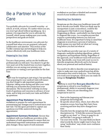 PHA Patient Self-Advocacy Toolkit 第 7 页