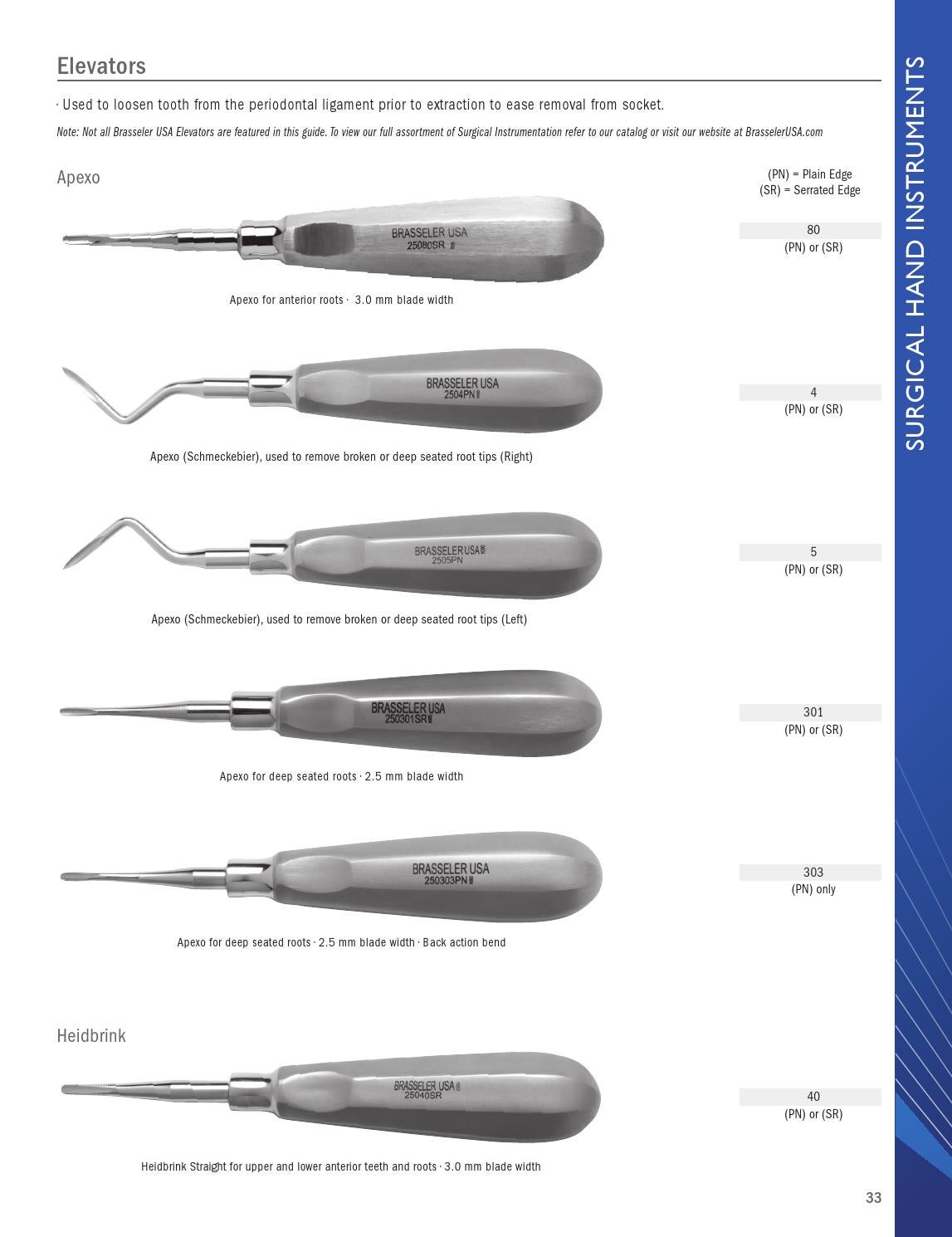 Brasseler USA 2015 Oral Surgery Guide by Brasseler USA Issuu