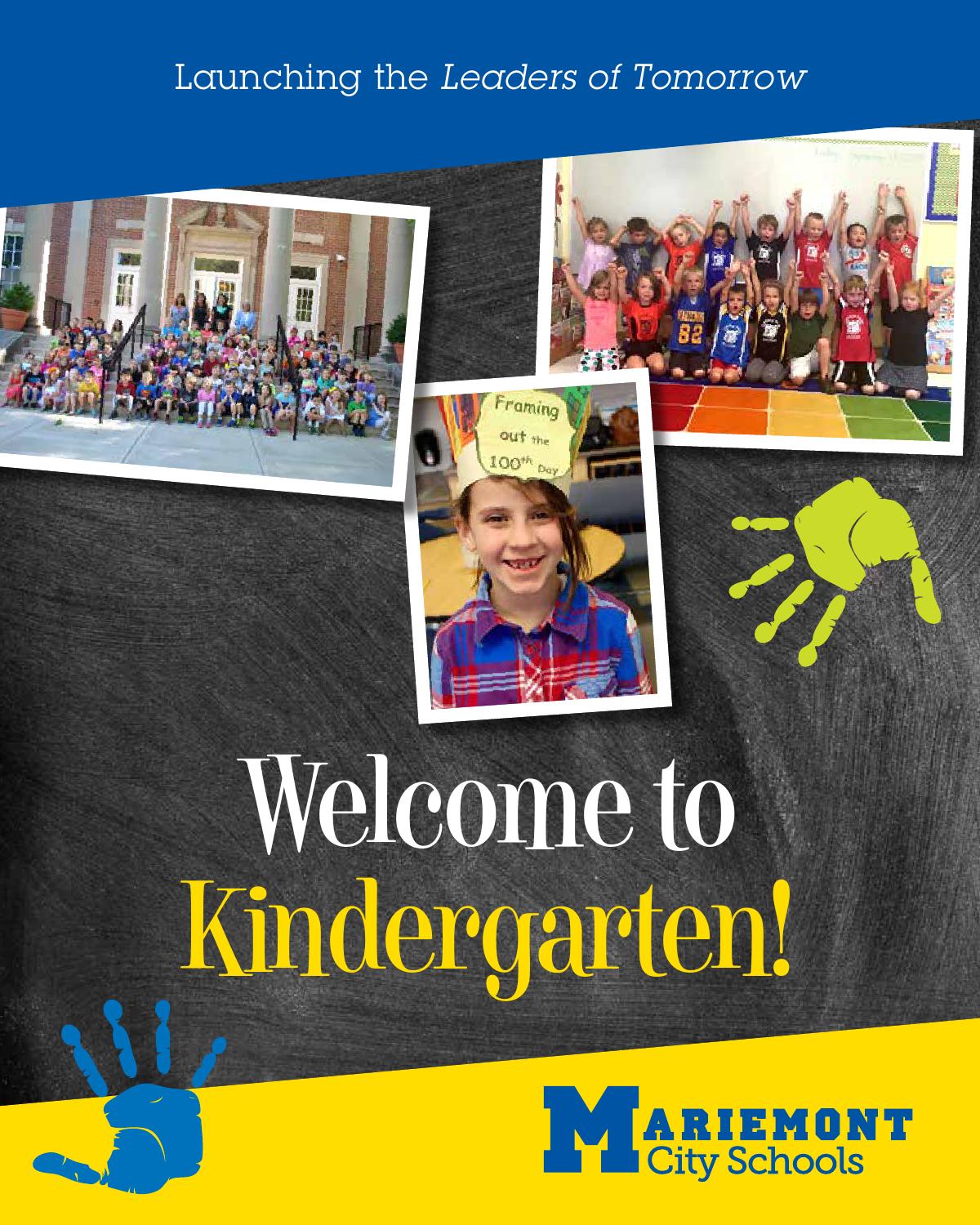 to Kindergarten 201617 by Mariemont City School District Issuu
