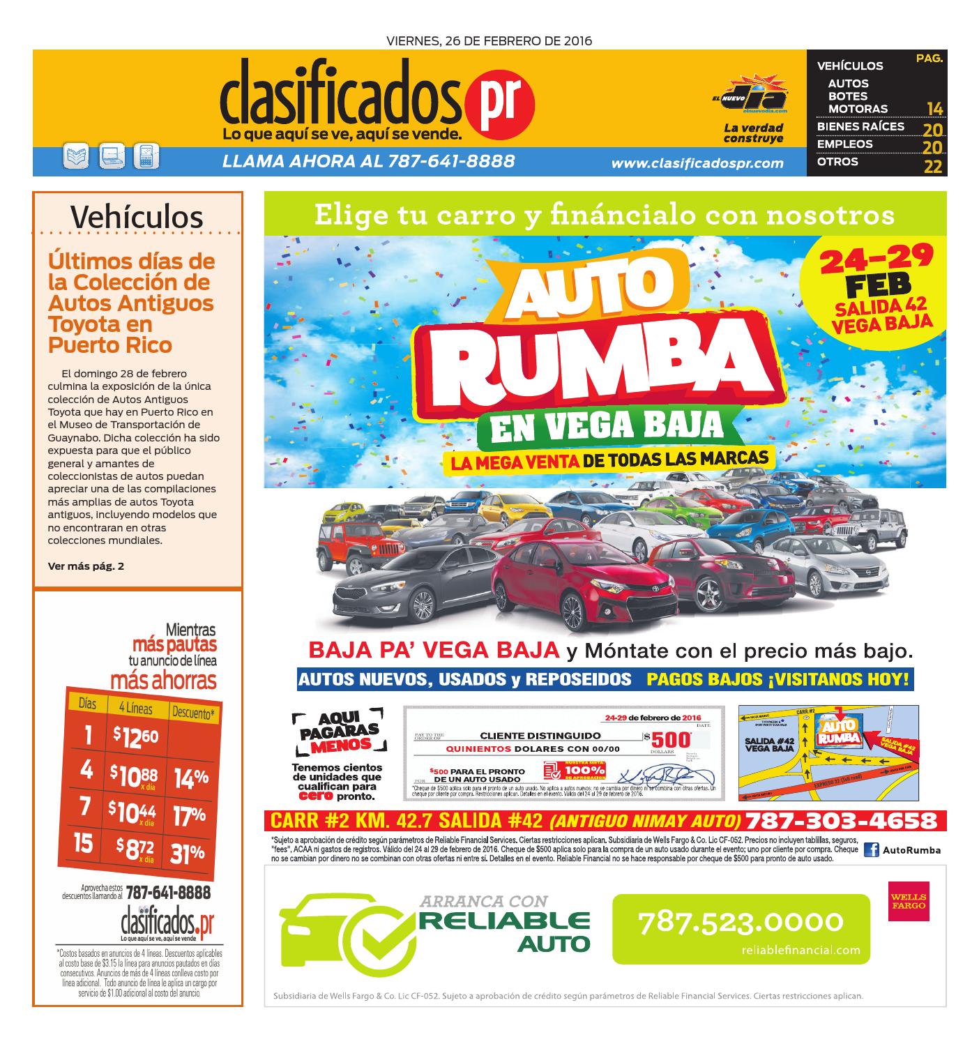ClasificadosPR 02 26 2015 by Issuu