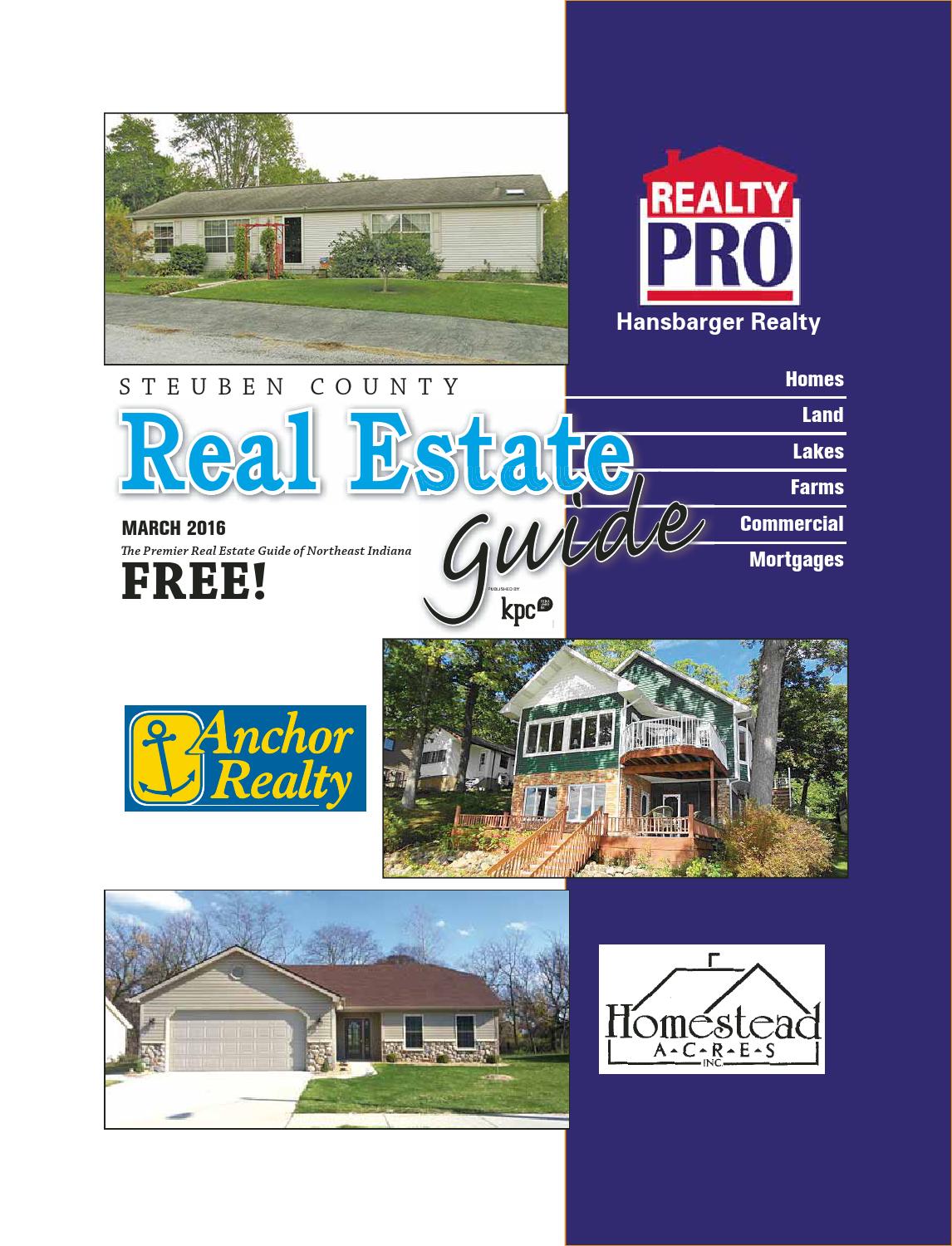 Steuben County Real Estate Guide February 2016 by KPC Media Group Issuu