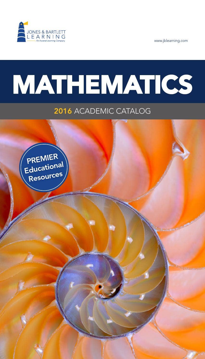 2016 Mathematics Catalog by Jones & Bartlett Learning Issuu