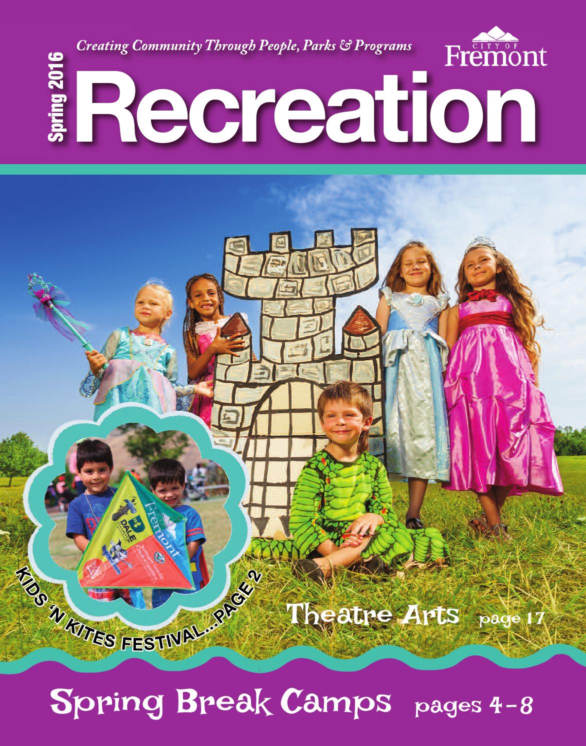 Recreation Guide: Spring 2016 by City of Fremont Parks & Recreation - Issuu