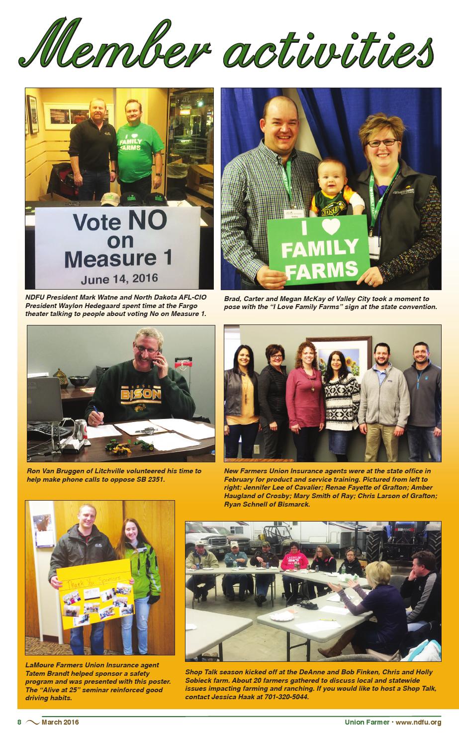 March Union Farmer by North Dakota Farmers Union Issuu