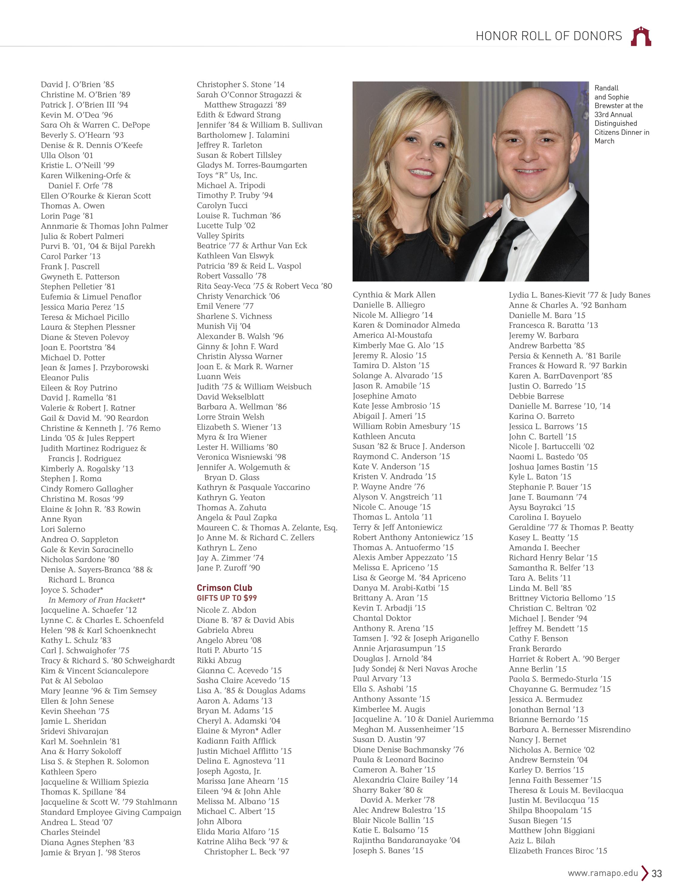 Winter 2016 Magazine by Ramapo College - Issuu