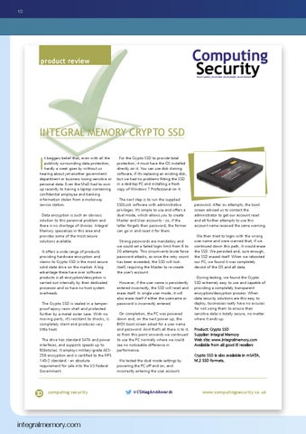 Integral Encrypted USB and SSD 灯饰手册 第 10 页