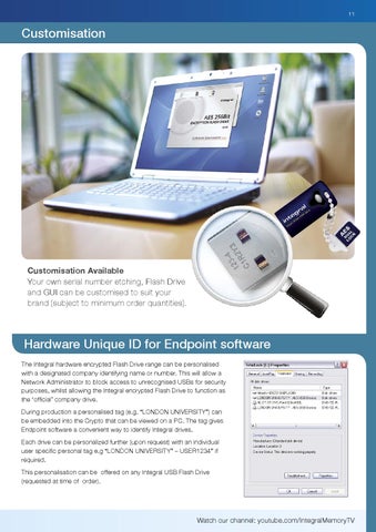 Integral Encrypted USB and SSD 灯饰手册 第 11 页