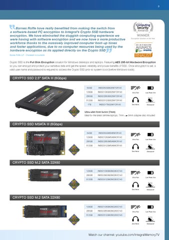Integral Encrypted USB and SSD 灯饰手册 第 9 页
