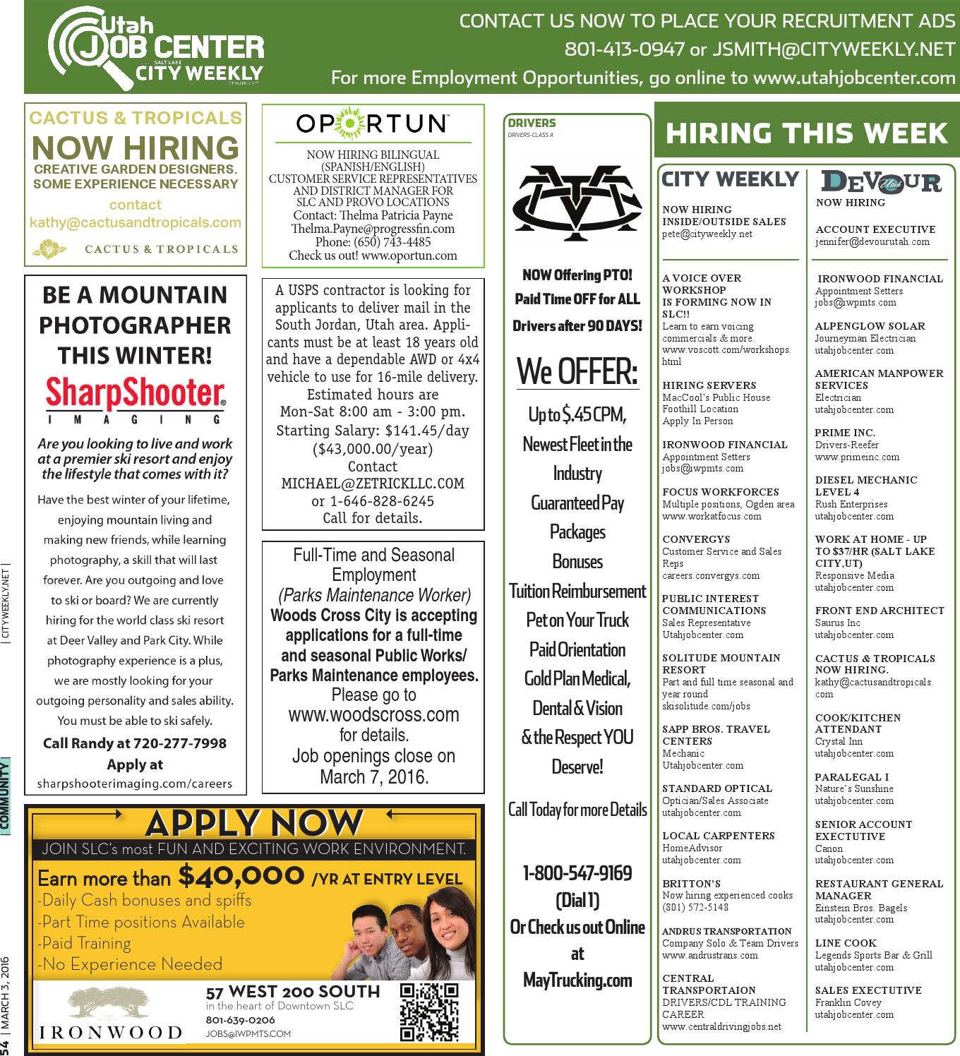 city weekly march 3 2016 by copperfield publishing issuu part time jobs for 16 year olds with no experience