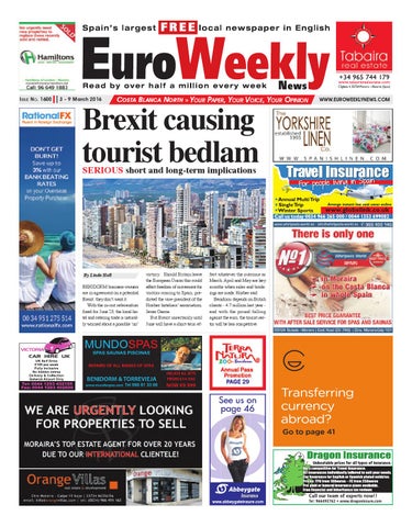 Euro Weekly News Costa Blanca North 3 Issue 1600 Euro Weekly News Costa Blanca North 3 Issue 1600