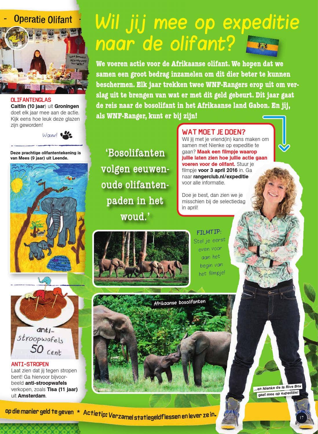 Wnf Ranger Club TamTam WNF-Rangerclub - Operatie Olifant by Wereld Natuur Fonds - Issuu