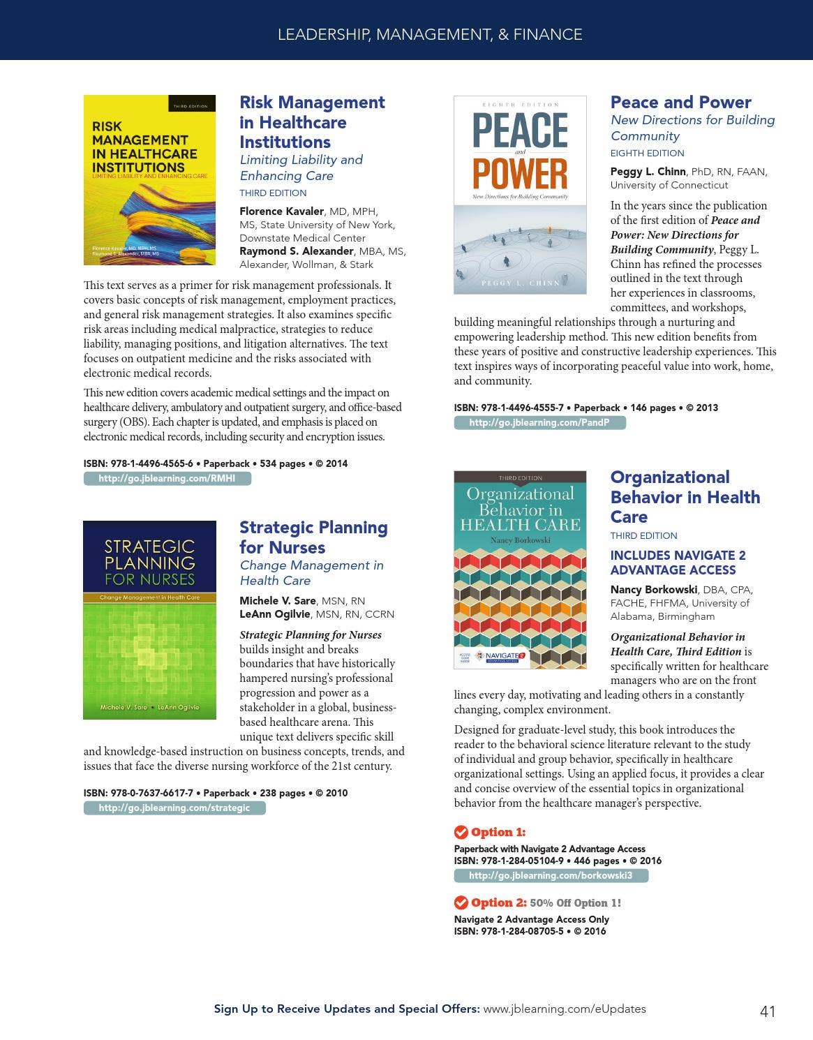 2016 Nursing Catalog by Jones & Bartlett Learning Issuu