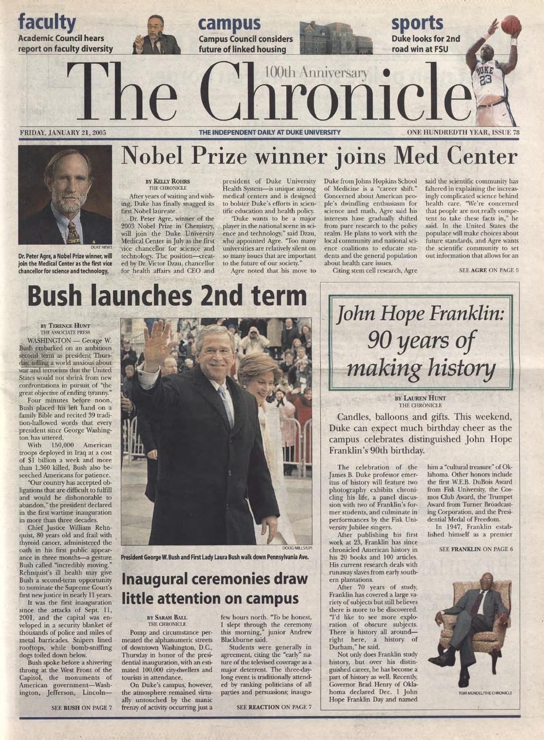 January 21, 2005 by Duke Chronicle Print Archives Issuu