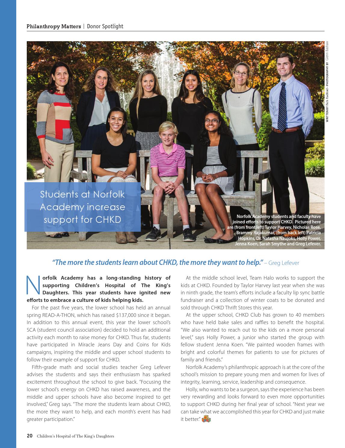 CHKD Kidstuff, Winter 2016 by Children's Hospital of The King's