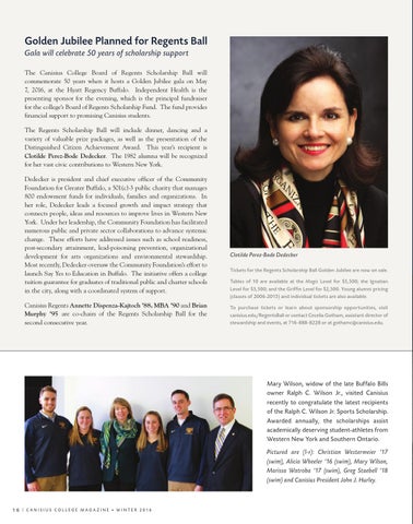 Canisius Magazine - Fall 2015 by Canisius College - Issuu