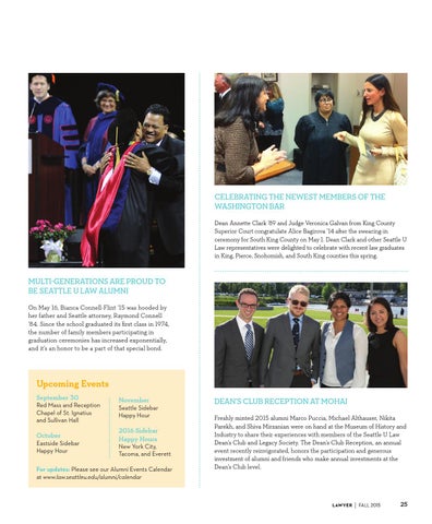 Seattle University School of Law: Fall 2015 Lawyer Magazine by Seattle  University - Issuu