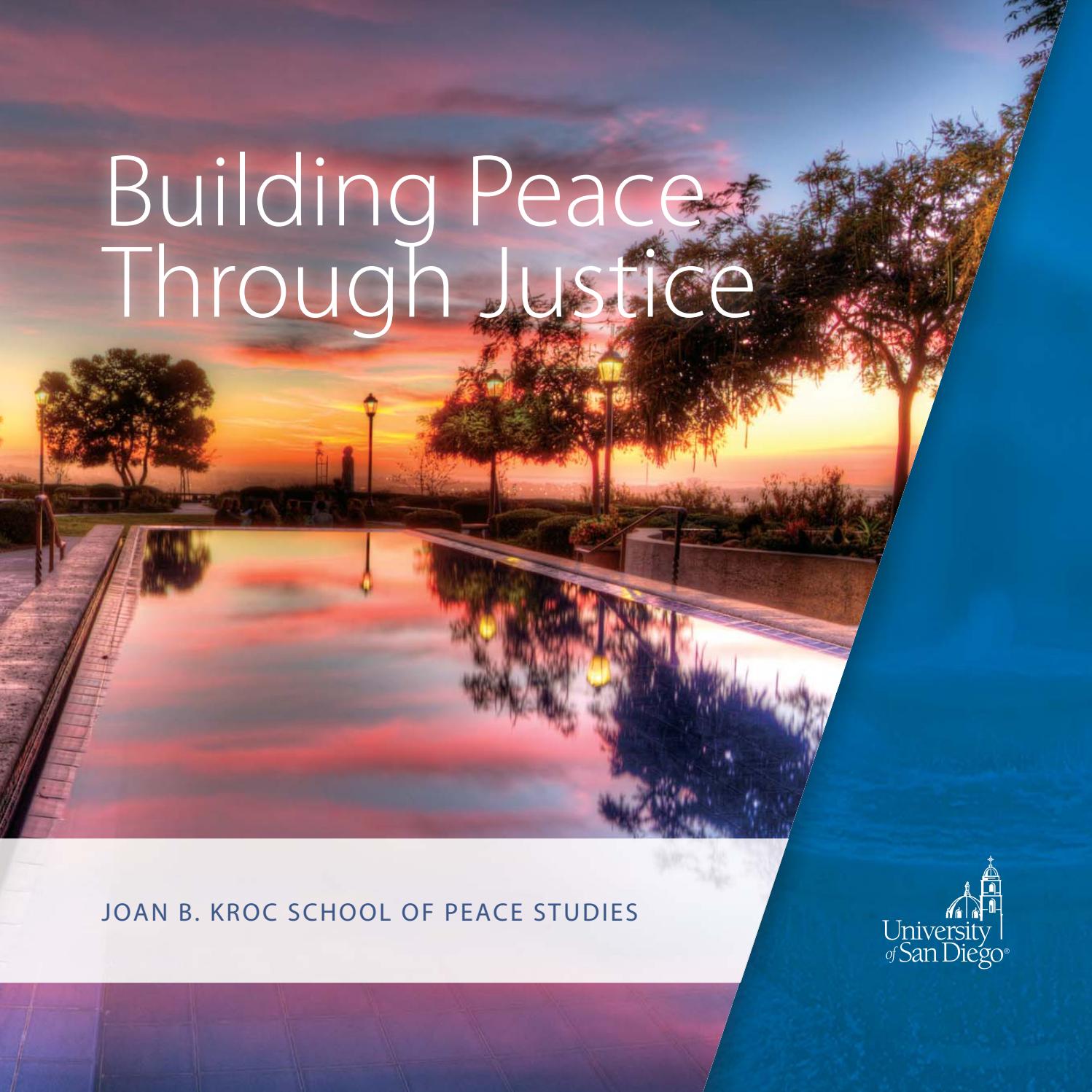 2016 USD Joan B. Kroc School of Peace Studies brochure by University of ...
