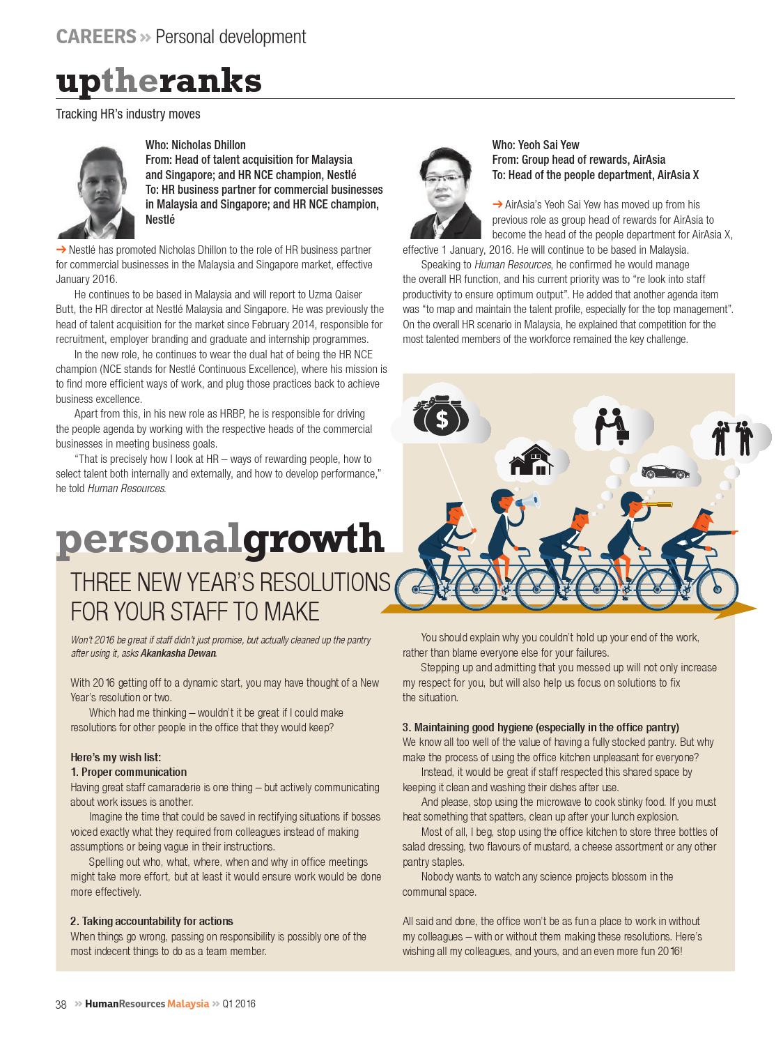 Human Resources Magazine Malaysia, Q1 2016 by Human Resources Online