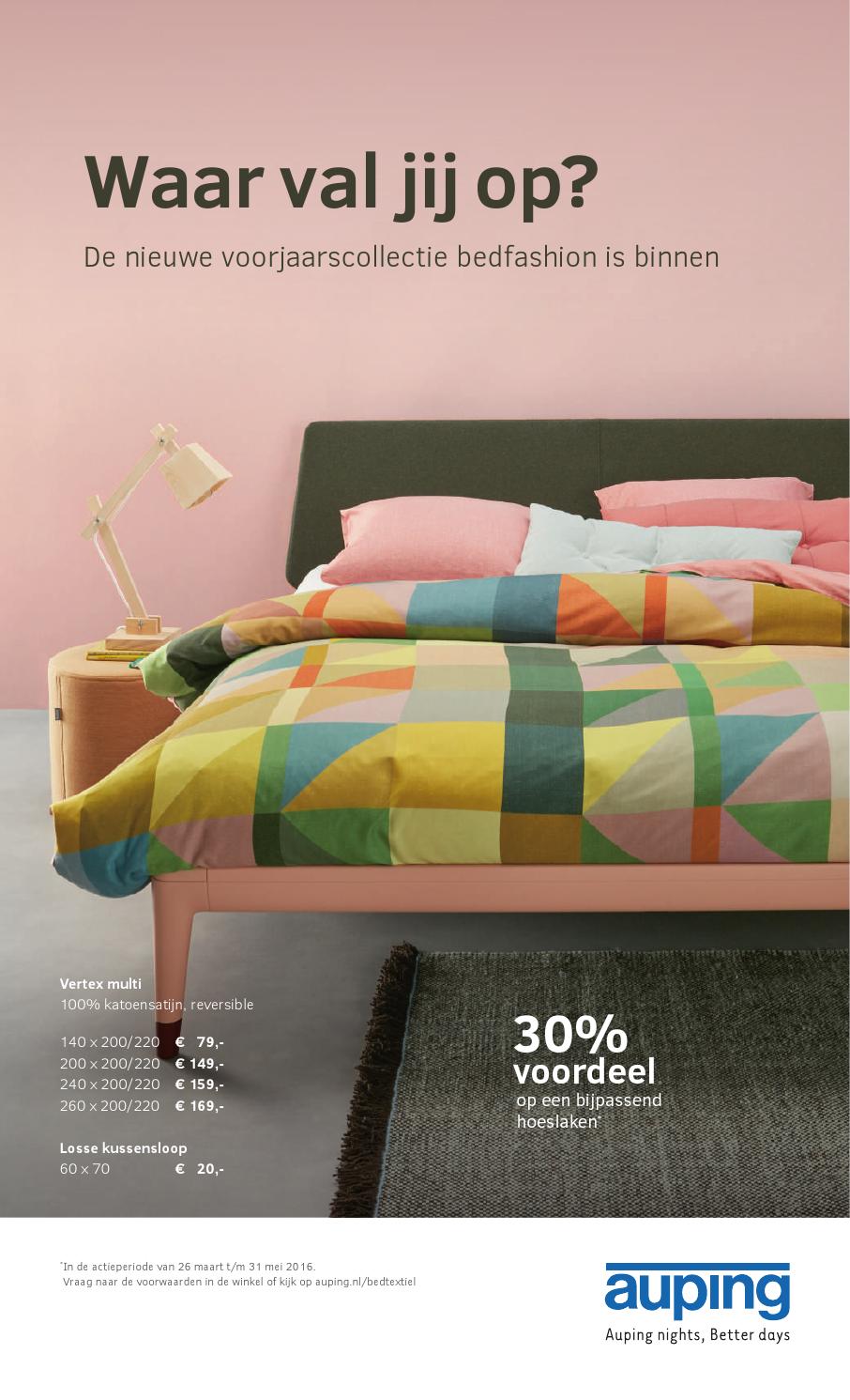 Auping collectiefolder voorjaar 2016 by Bedding House B.V. Issuu