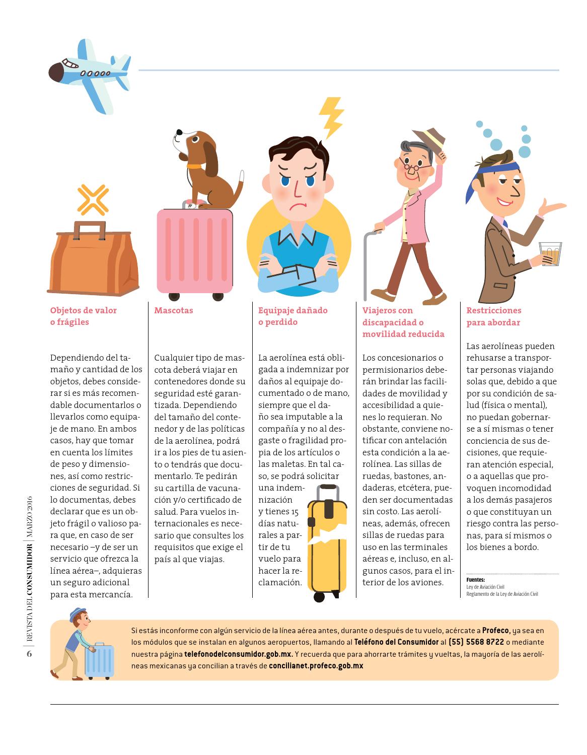 Derechos al viajar en avión 2016 by PROFECO - Issuu