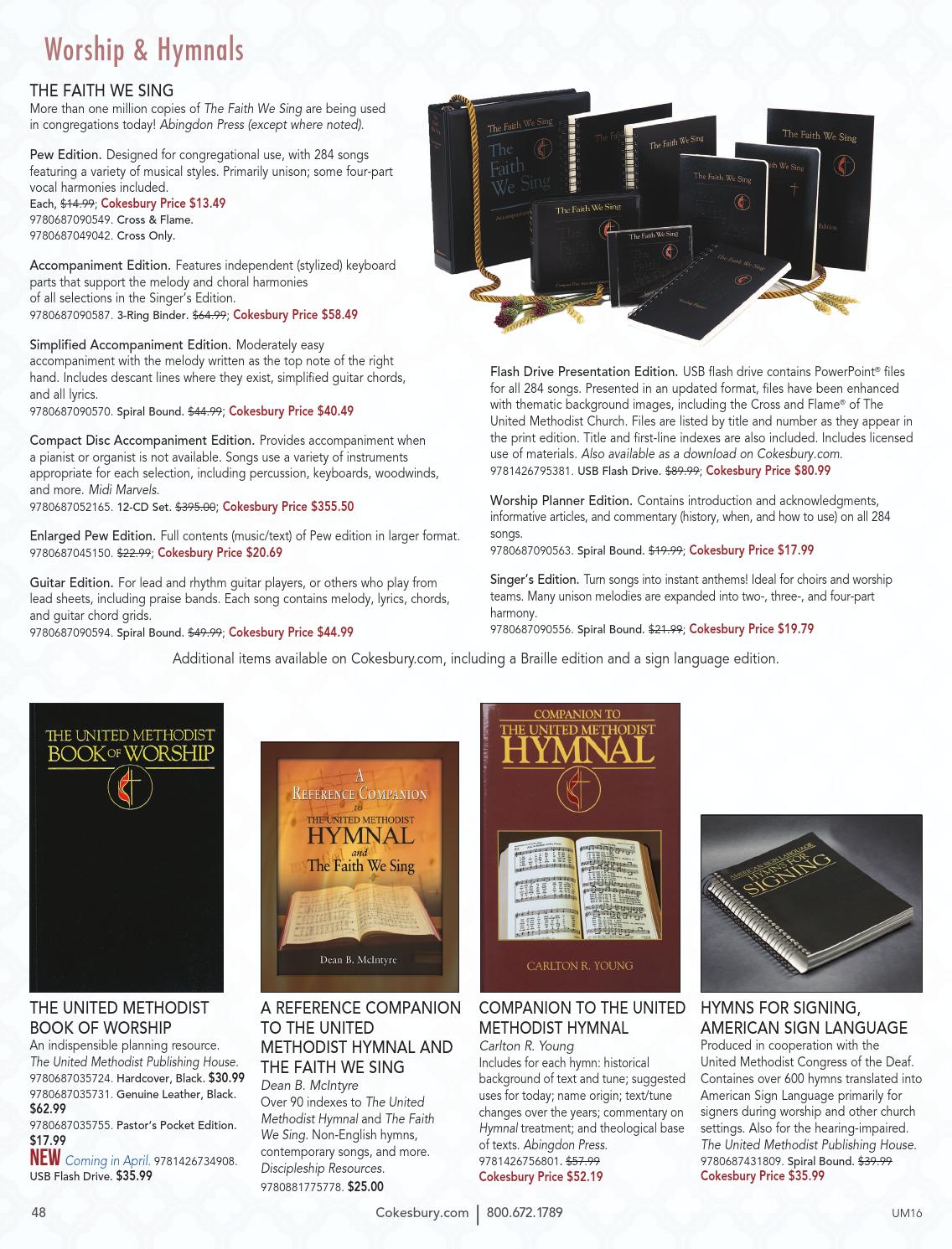 Resources for the United Methodist Church 2016 by United Methodist ...
