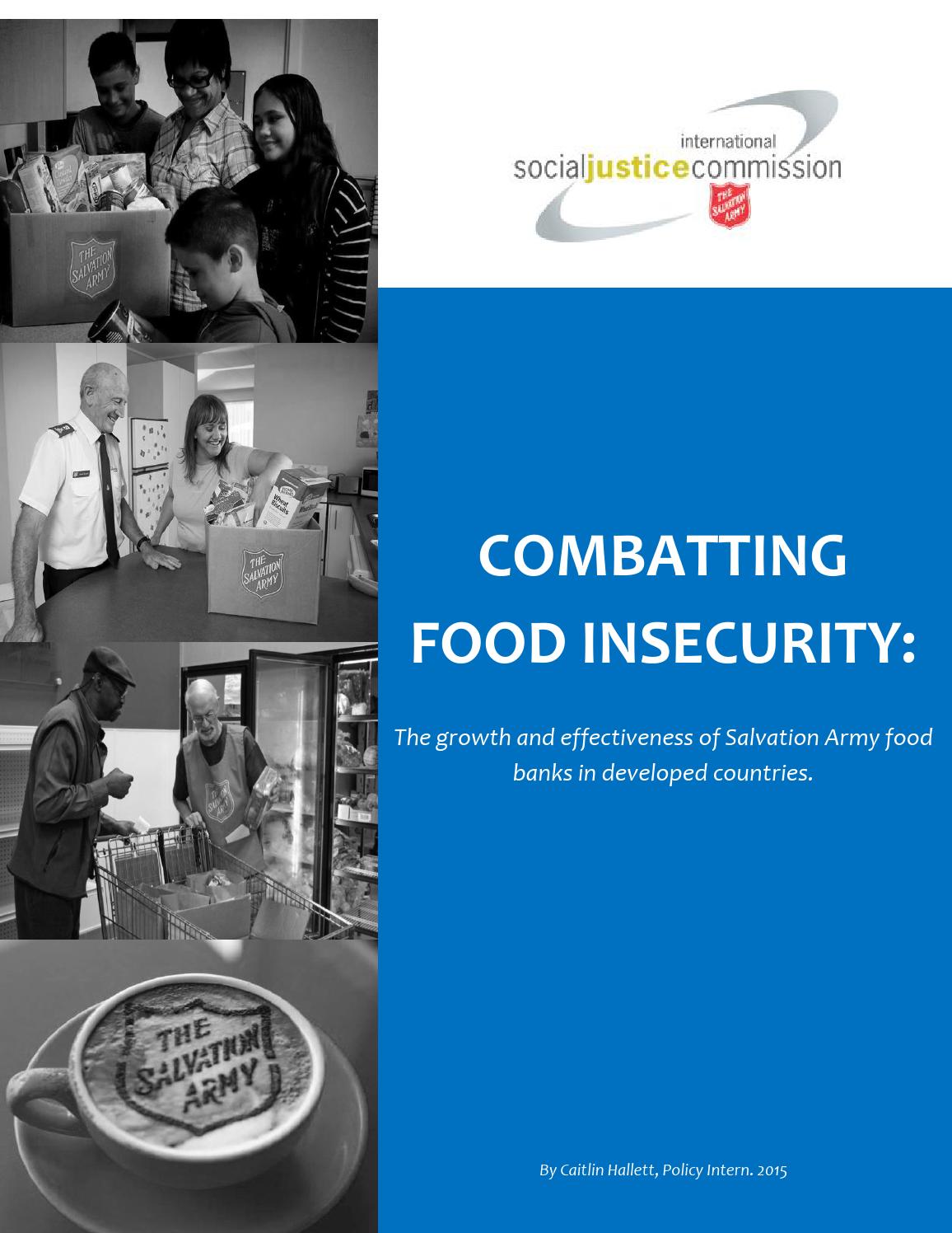 Combatting Food Insecurity:Growth & Effectiveness of SalvationArmy Food ...