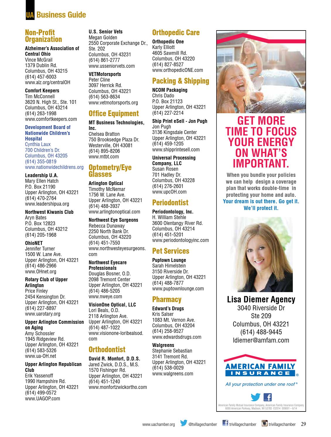 Upper Arlington Chamber Of Commerce Business Directory By