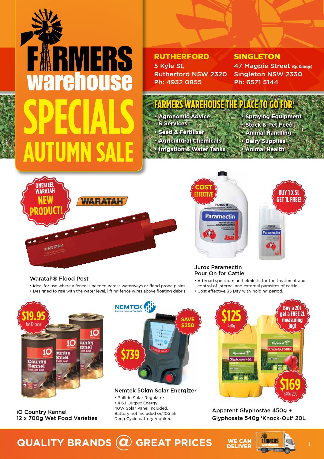 Farmers Warehouse Autumn Catalogue 2016 by ProArt Issuu