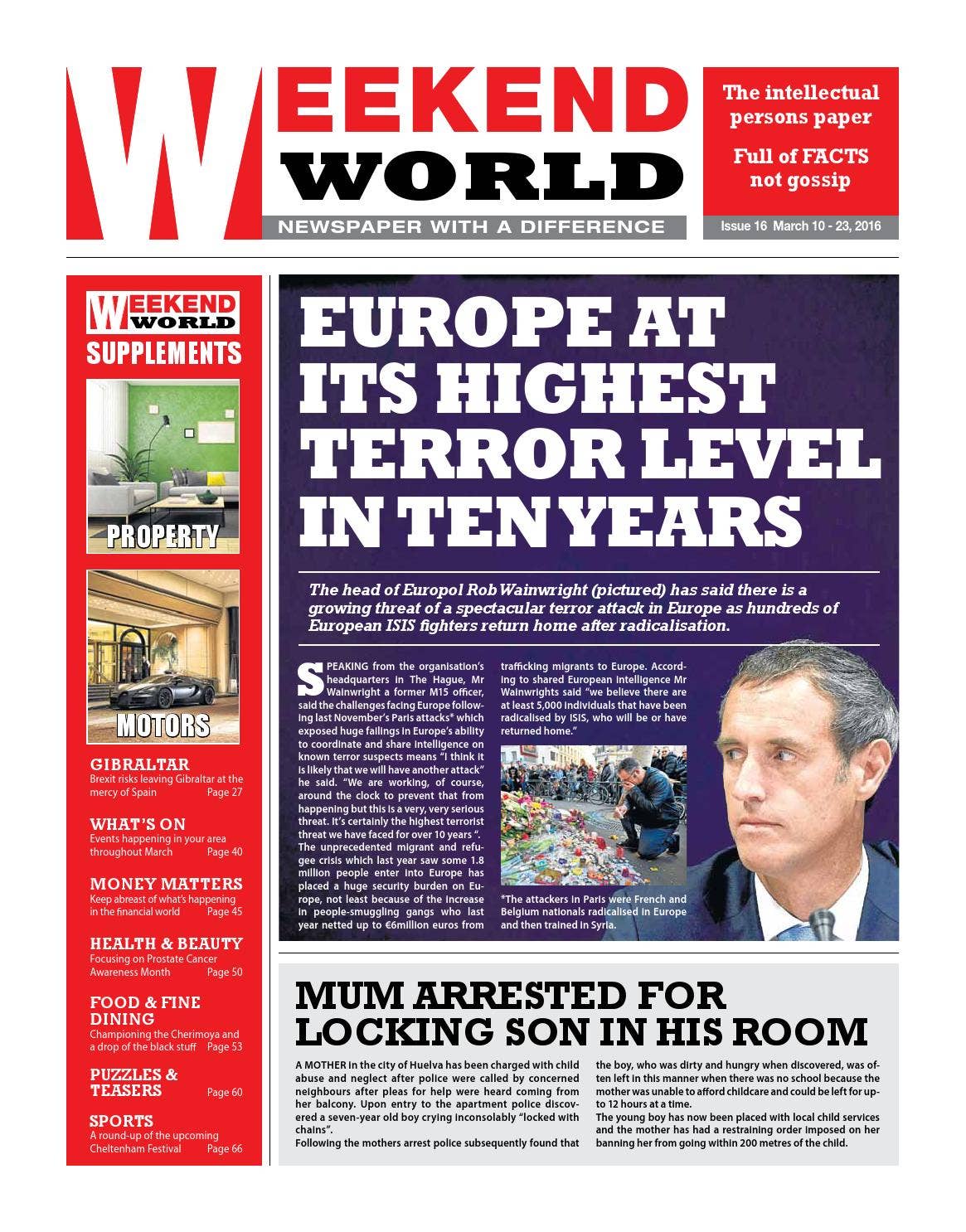 Epaper Weekend WEEKEND WORLD NEWSPAPER by ClearVision Marketing - Issuu