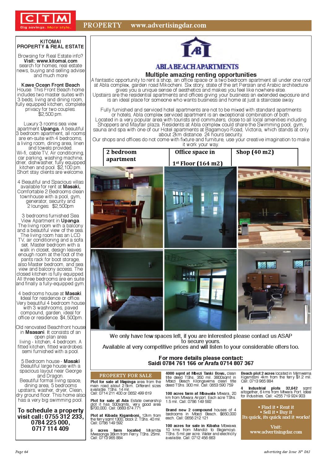 Advertising Dar Issue Nº 863 11th March 2016 By Advertising Dar