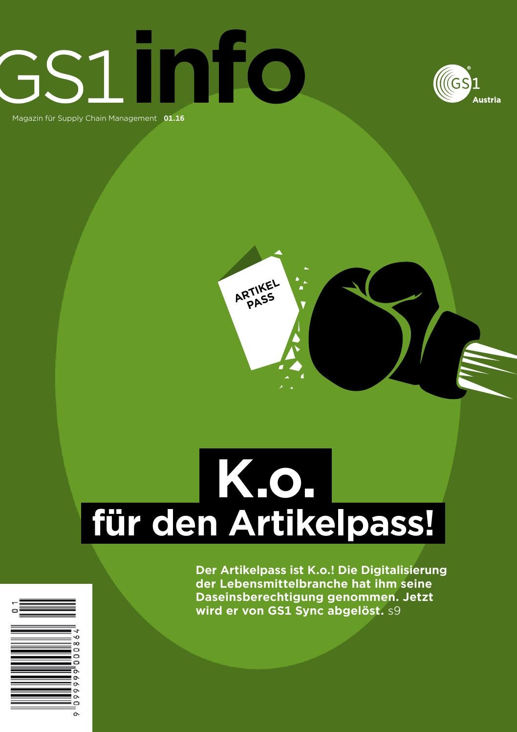 GS1 info 1/2016 by GS1 Austria GmbH - Issuu