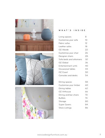 现代 澳大利亚 LIVING - OZ Design Furniture 冬季 16 Directory 第 3 页