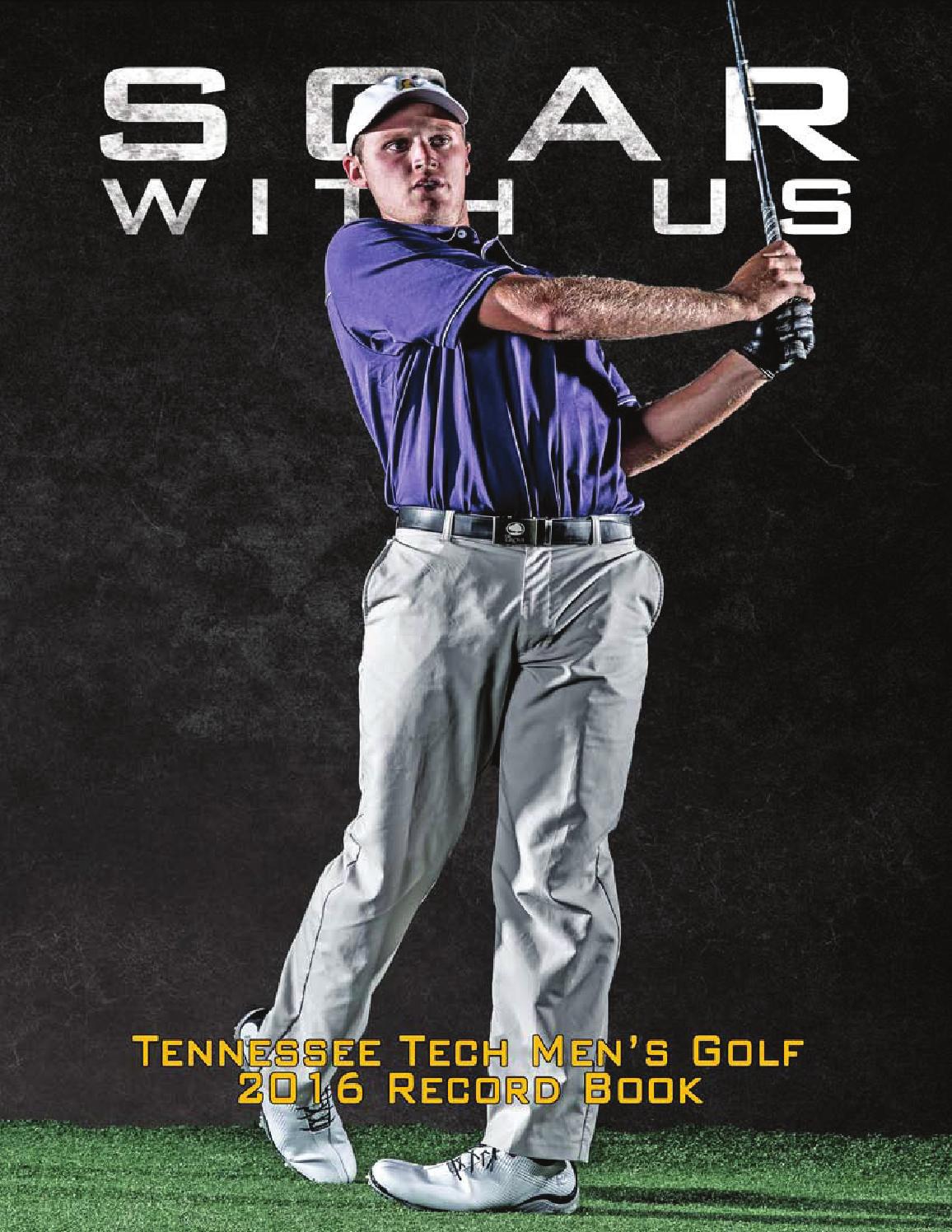 Tennessee Tech Men's Golf 2016 Record Book by Tennessee Tech Sports