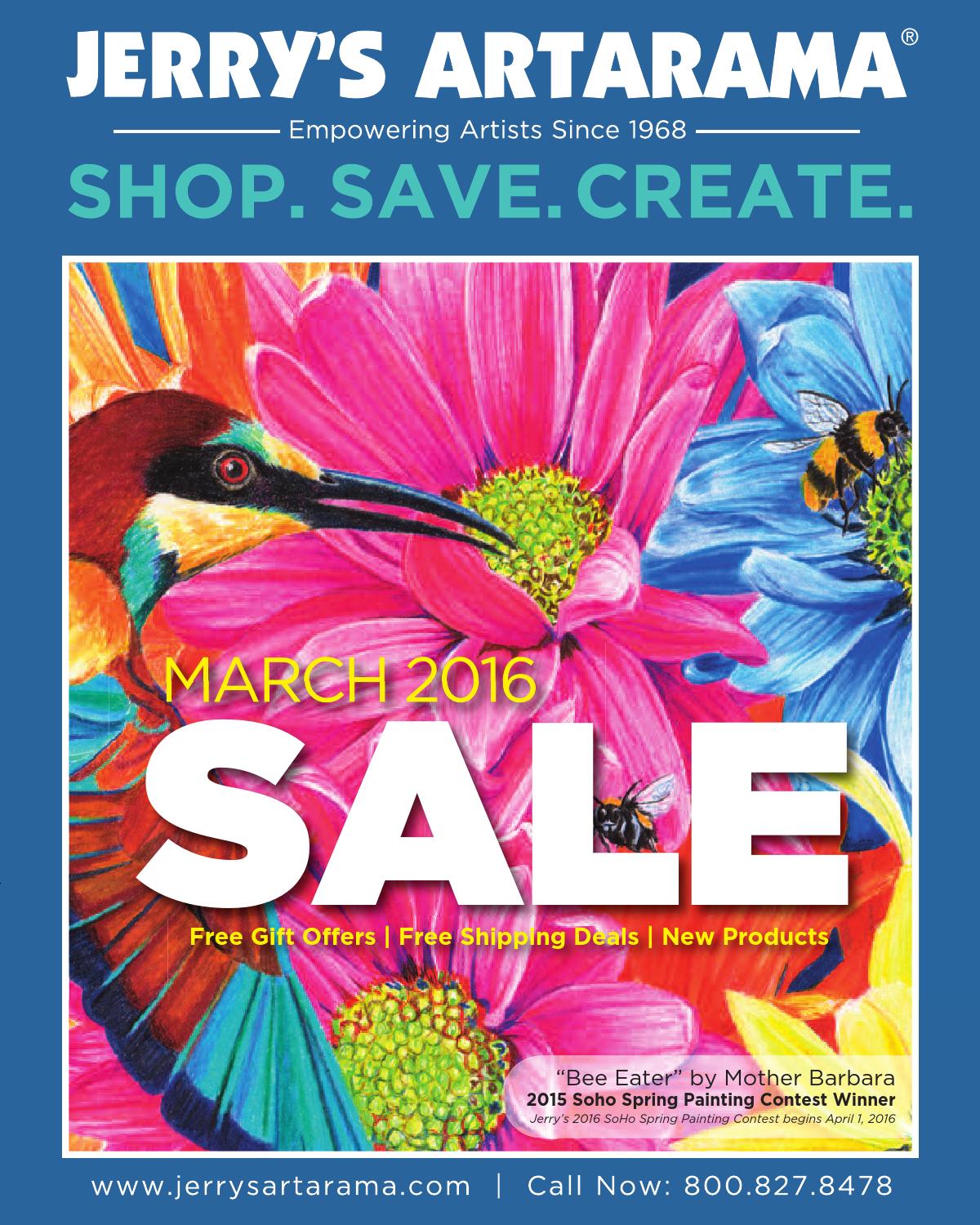Jerry's Artarama March 2016 Sale by Jerry's Artarama Issuu
