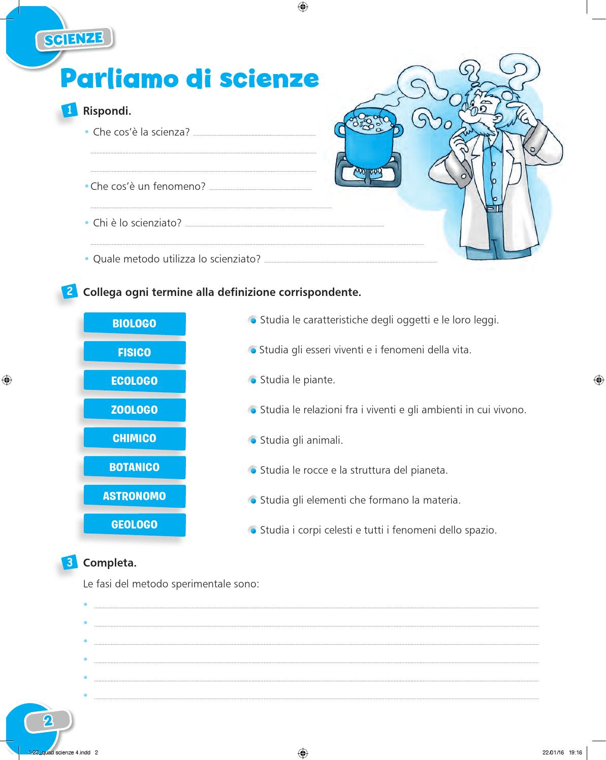 Verifica Scienze Prima Media Con Soluzioni