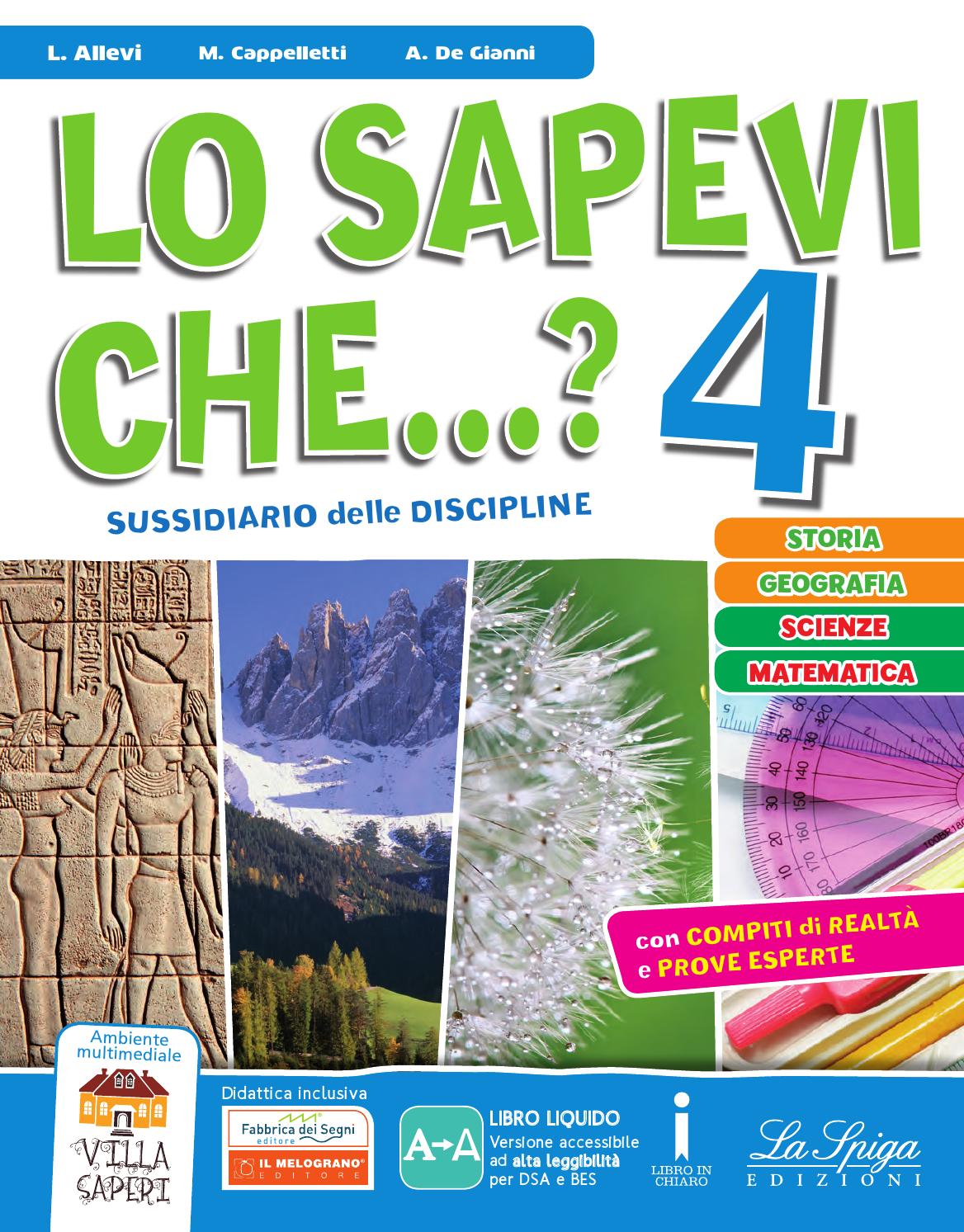 Lo Sapevi Che 4 Unico Sussidiario By Eli Publishing Issuu