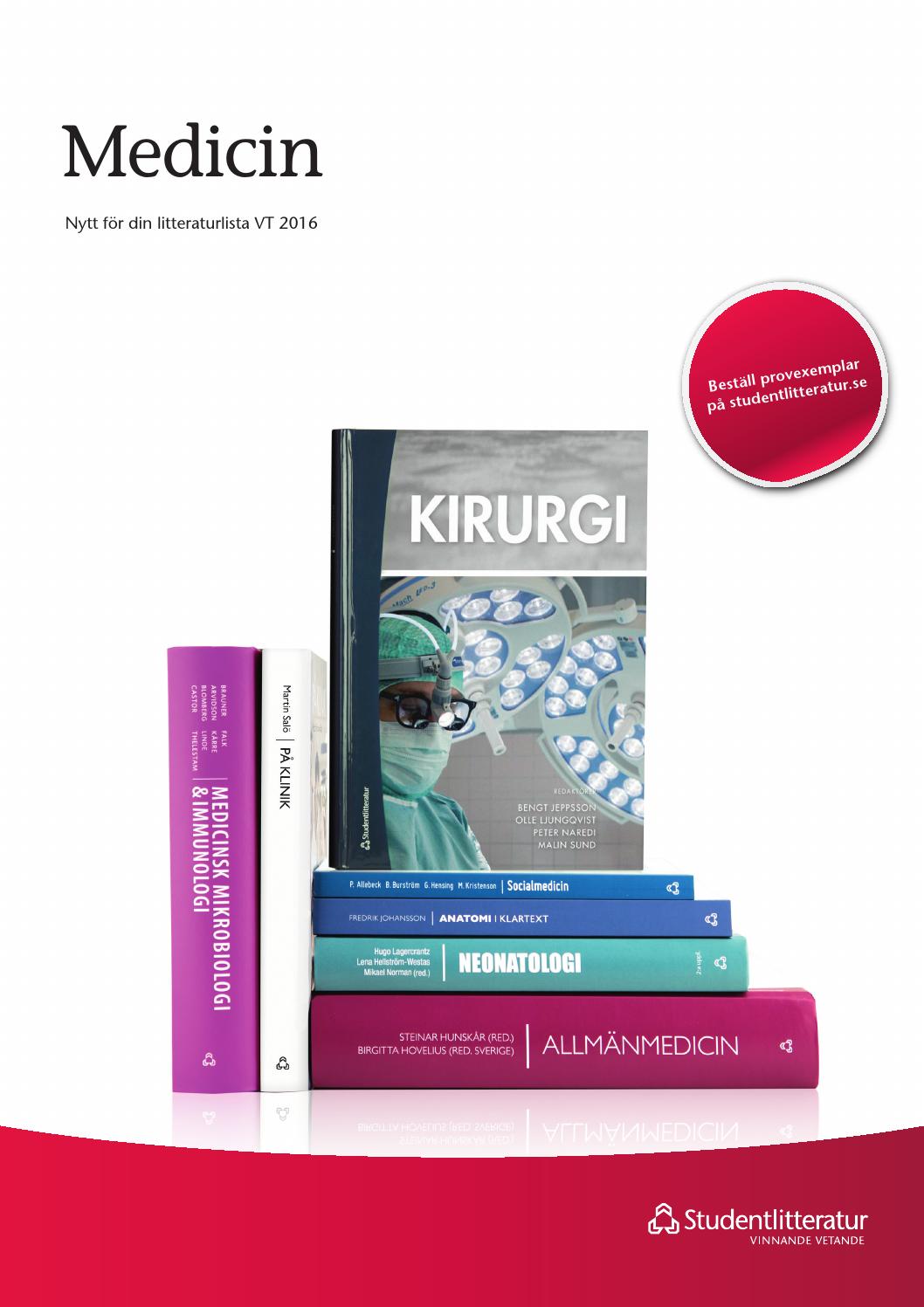 Medicin vt2016 by Studentlitteratur AB - Issuu