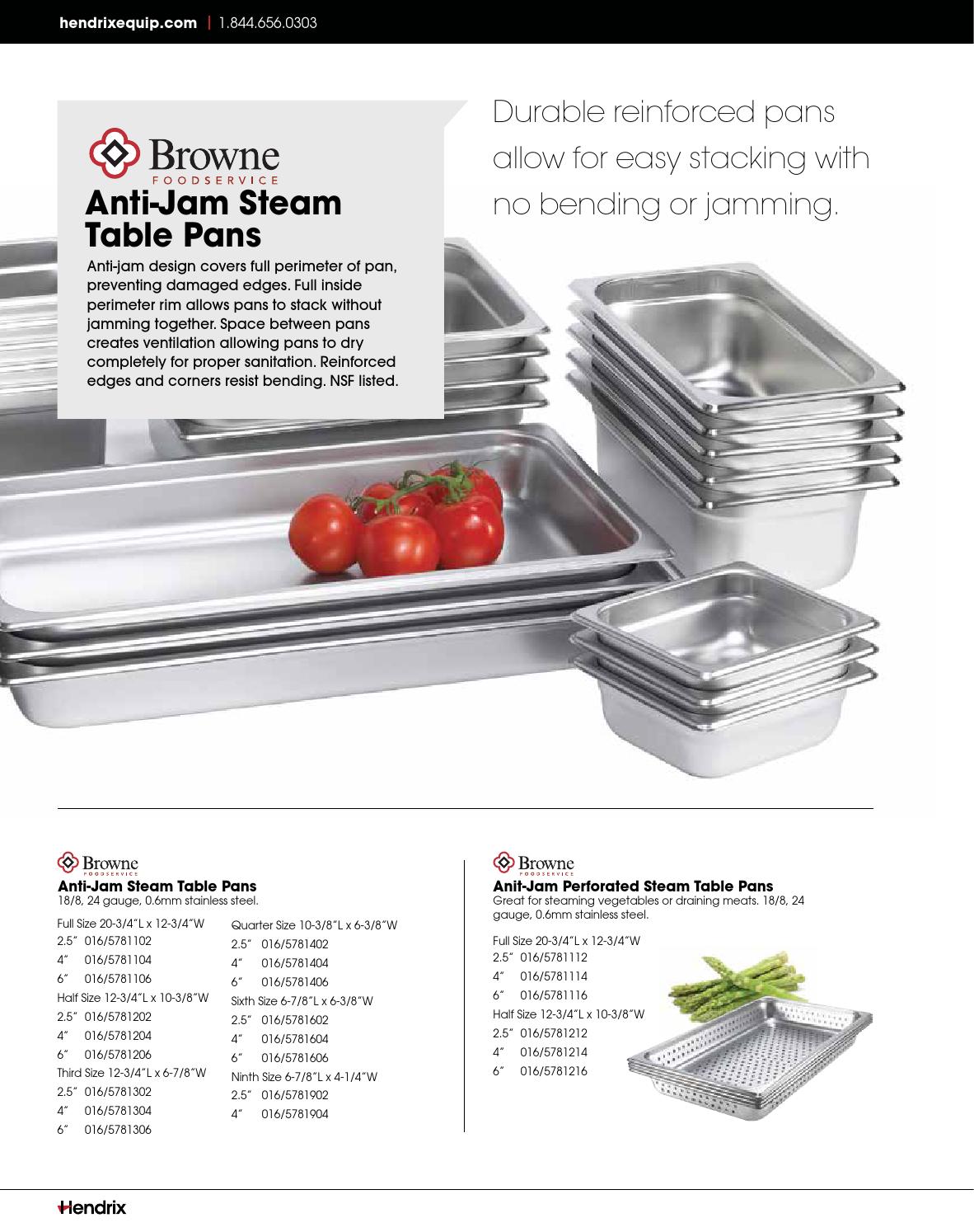 Hendrix Smallwares Catalogue by Russell Hendrix Foodservice Equipment