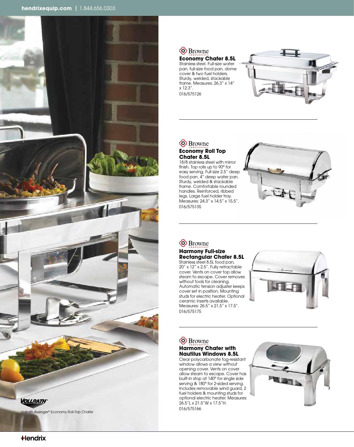 Hendrix Smallwares Catalogue by Russell Hendrix Foodservice Equipment