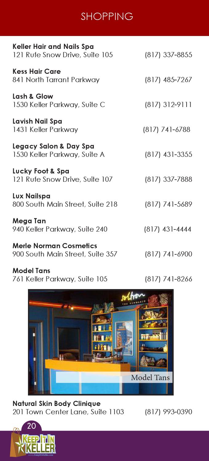 Keller Shopping and Dining Guide - City of Keller, Texas by City of