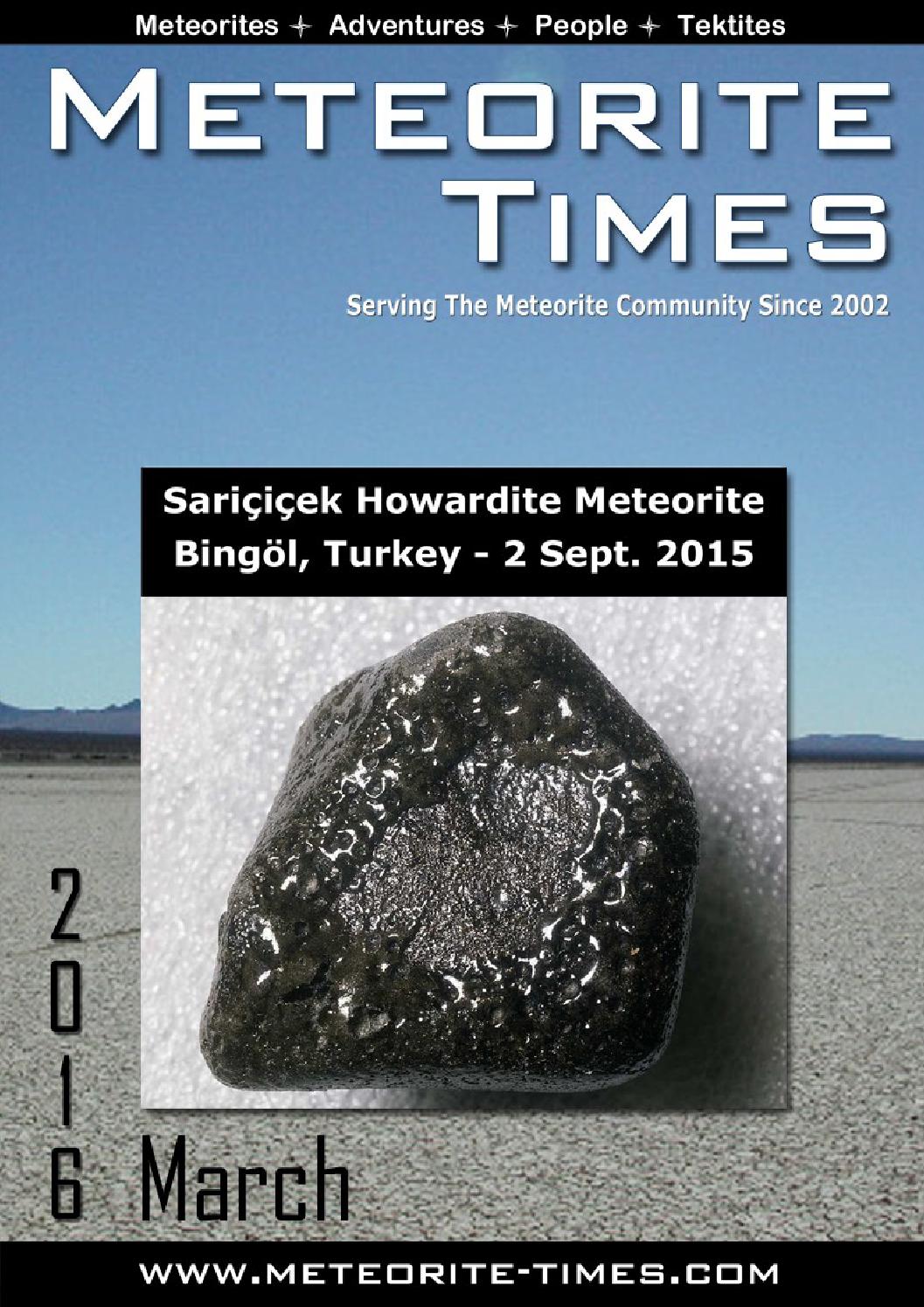 Meteorite Times Magazine by The Meteorite Exchange, Inc. - Issuu