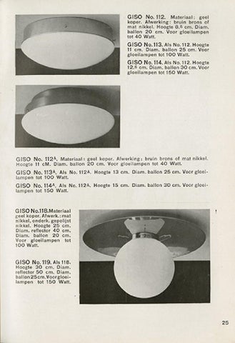 Gispen Collectie 灯饰目录 · Cat. 编号 25 giso lampen 第 21 页