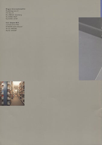 Gispen Collectie 家具目录 · Gispen bibliotheekstellingen 第 16 页