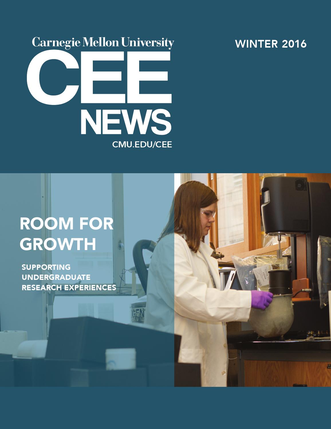 CEE Winter 2016 Supporting Undergraduate Research by Carnegie
