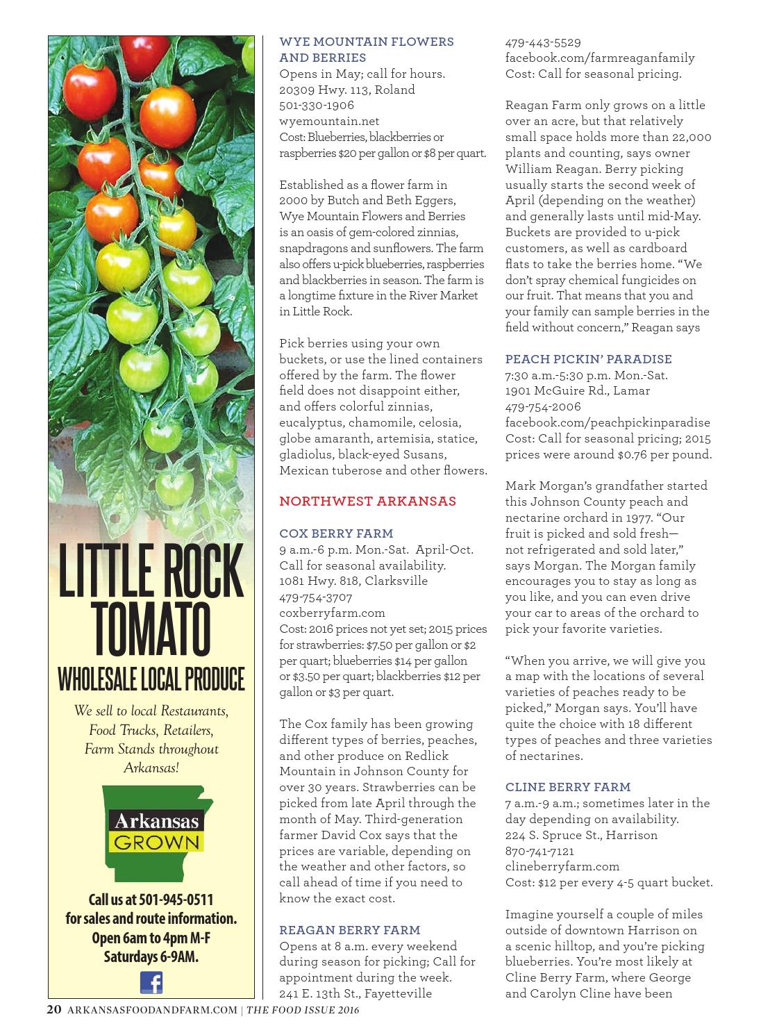 Arkansas Food & Farm The Food Issue 2016 by Arkansas Times Issuu
