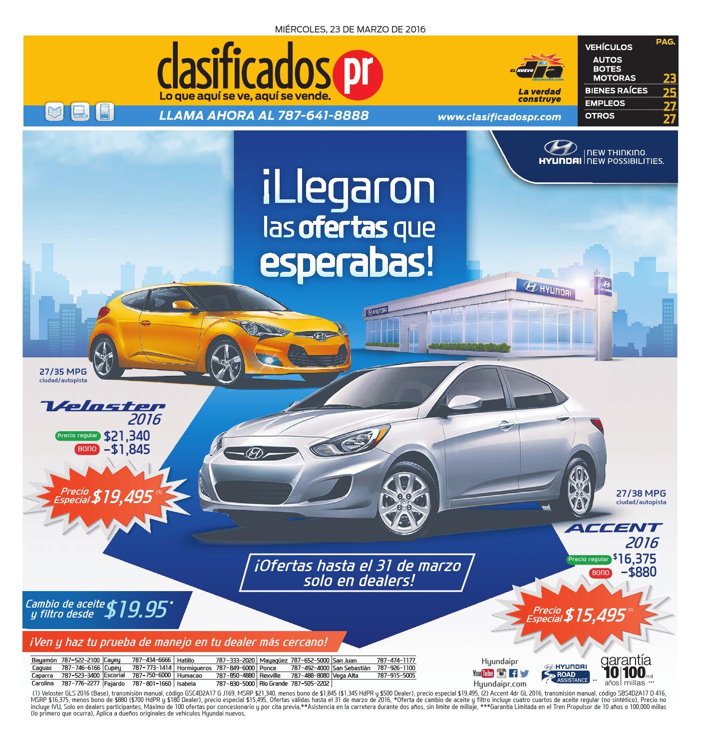 ClasificadosPR 03 23 2016 by Issuu