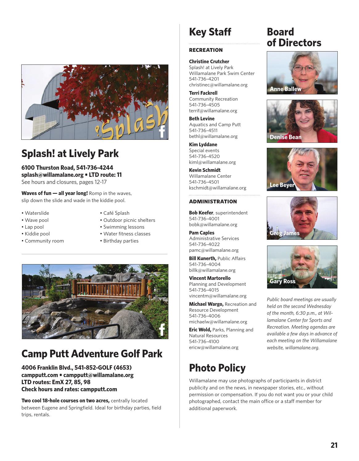 Willamalane Summer 2016 by Willamalane Issuu