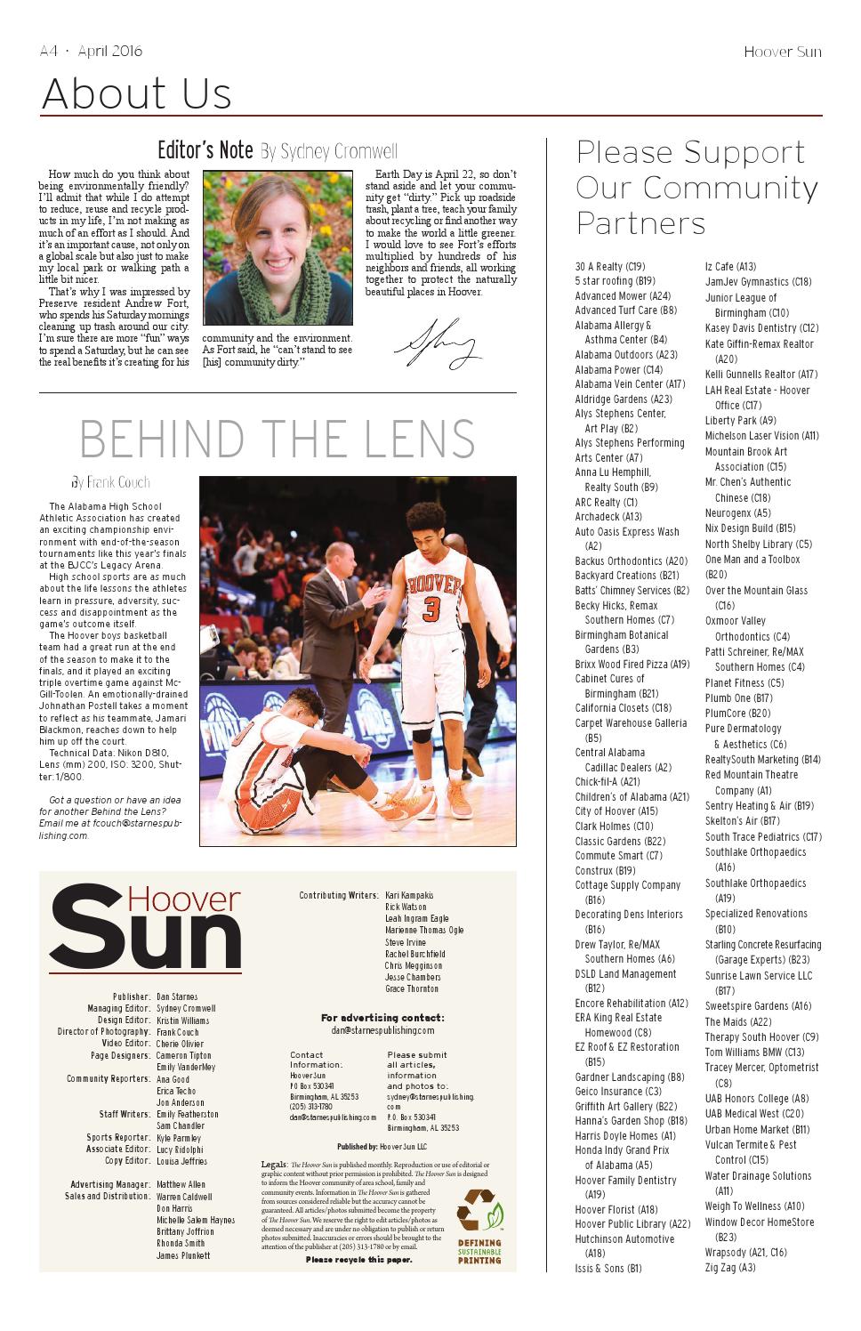 wrapsody birmingham al on Hoover Sun April 2016 By Starnes Media Issuu