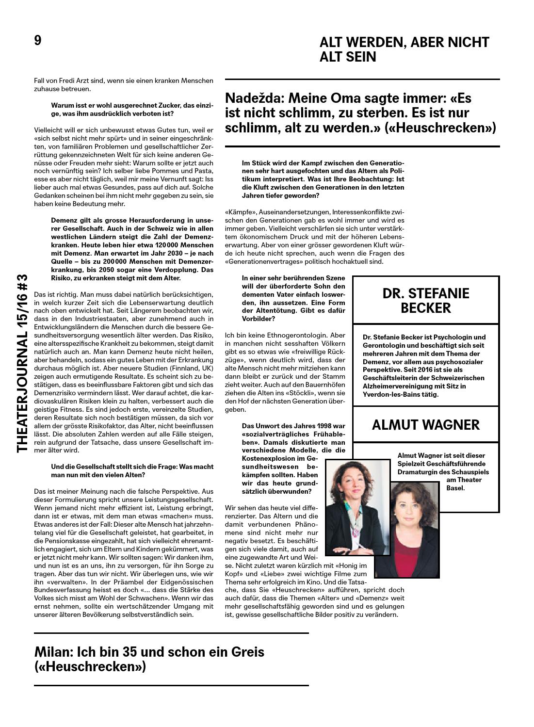 Theaterjournal 3 By Theater Basel Issuu
