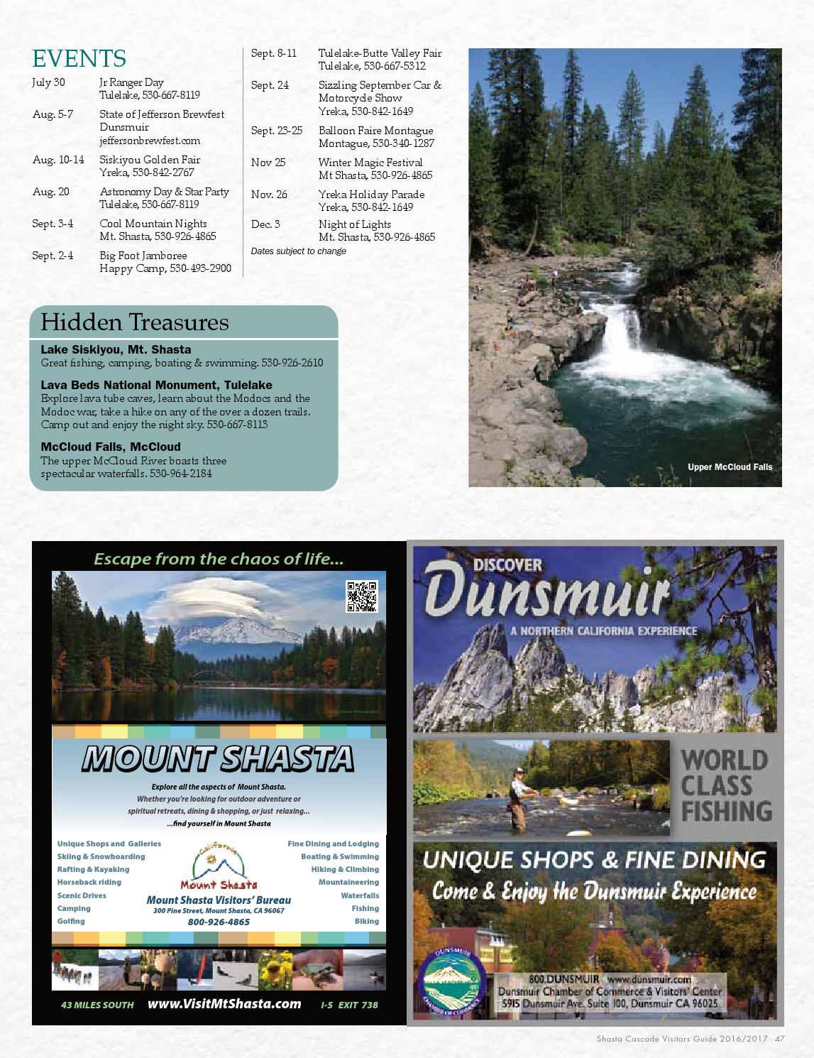 2016-shasta-cascade-visitors-guide-by-shasta-cascade-wonderland